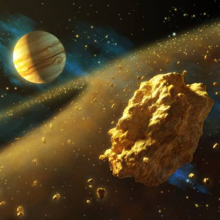 maailmankaikkeus, kiviä, planeetta, tila, komeetta Andreus - Dreamstime
