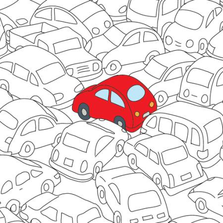 punainen, auto, hilloa, liikenne Robodread - Dreamstime