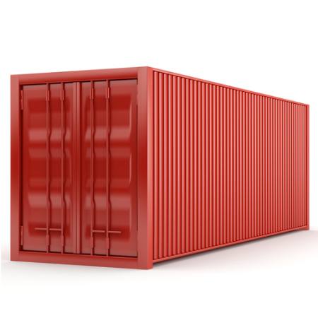 punainen, laatikko, container Sergii Pakholka - Dreamstime