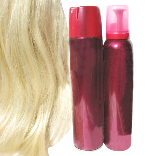 hiukset, vaaleita, spray, vaaleanpunainen, punainen, nainen Nastya22