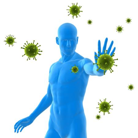 virus, koskemattomuus, sininen, mies, sairas, bakteerit, vihreä Sebastian Kaulitzki - Dreamstime