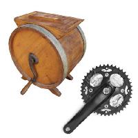 pyörä, työkalu, esine, kahva, spin, puu Ken Backer - Dreamstime