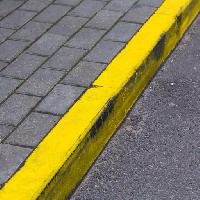 keltainen, tie, jalkakäytävä, tiiliä, asfaltti Rtsubin