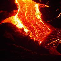 Pixwords Kuva lava, tulivuori, punainen, kuuma, palo, vuoristo Jason Yoder - Dreamstime