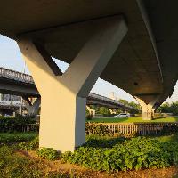 silta, vihreä, autot, moottoritie, tie, kukat, auto Sang Lei (Sleiselei)
