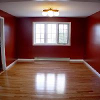 tyhjä, valot, ikkunat, lattia, punainen, huone Melissa King - Dreamstime