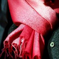 punainen, kangas, vaatteet, huivi, painike Clarita