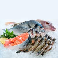 kalat, meri, ruoka, jää, viipale, rapu Alexander  Raths - Dreamstime