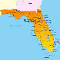 valtio, maa, Yhdysvallat, Florida, kartta Ruslan Olinchuk (Olira)